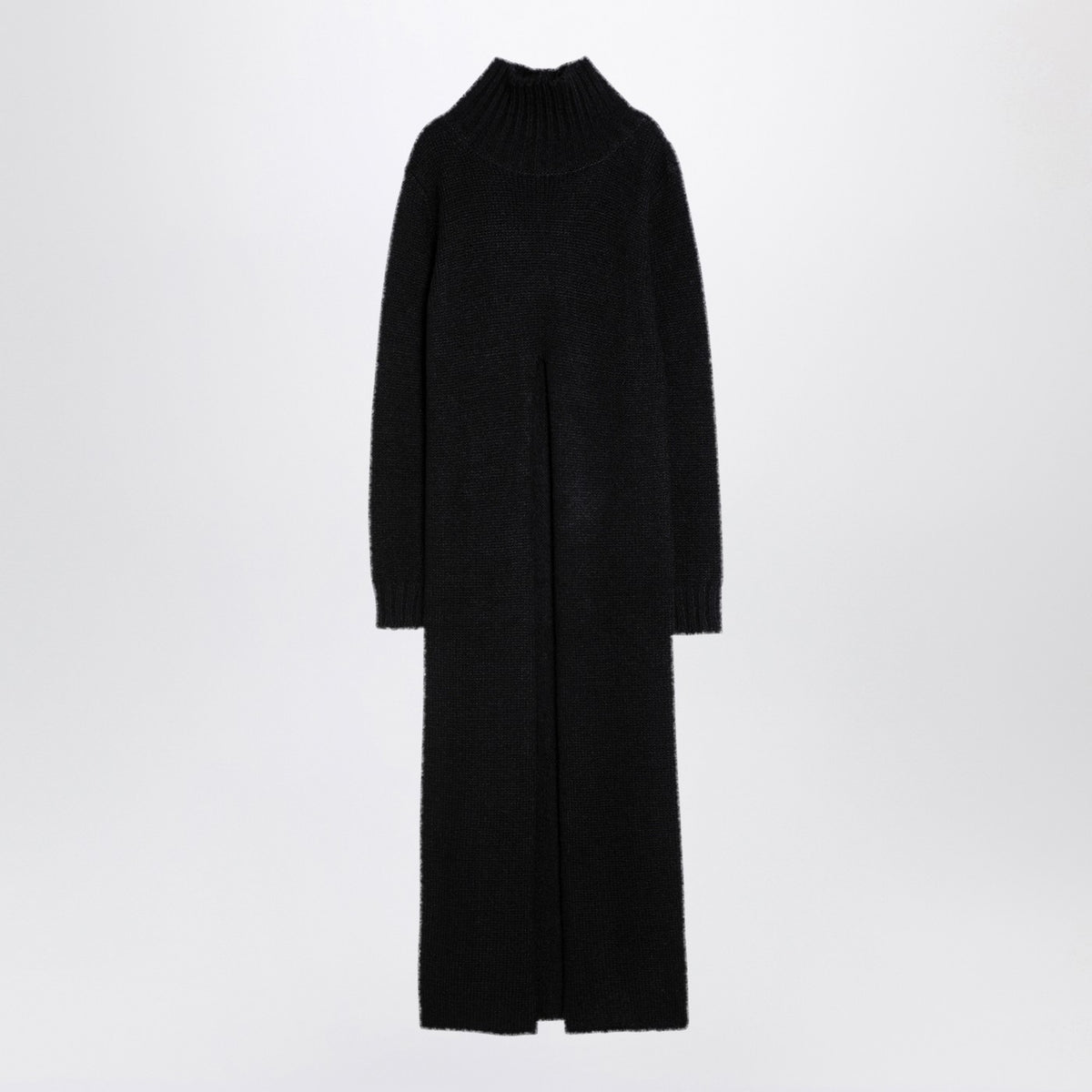 Jil Jil Sander Long Black Alpaca Turtleneckドレス - Image 4