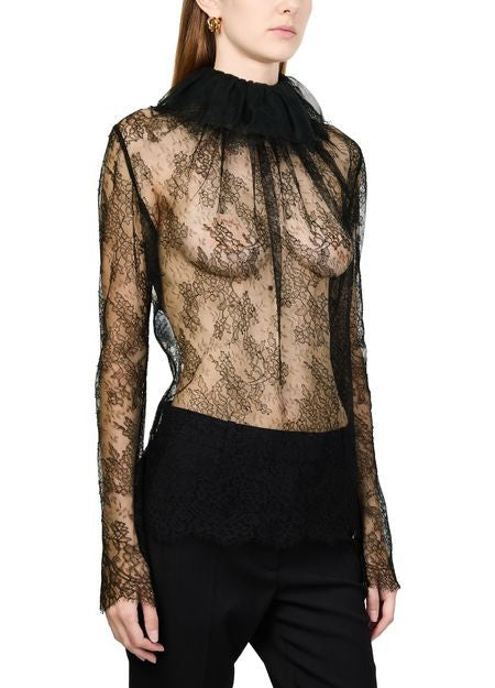 MCQUEEN Long-sleeved lace top - Image 4
