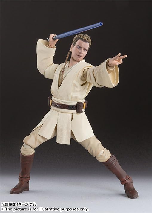 S.H. Figuarts Star Wars: The Phantom Menace Episode I (Resale Version), Approx. 6.1 inches (155 mm), PVC & ABS, Pre-painted Action Figure