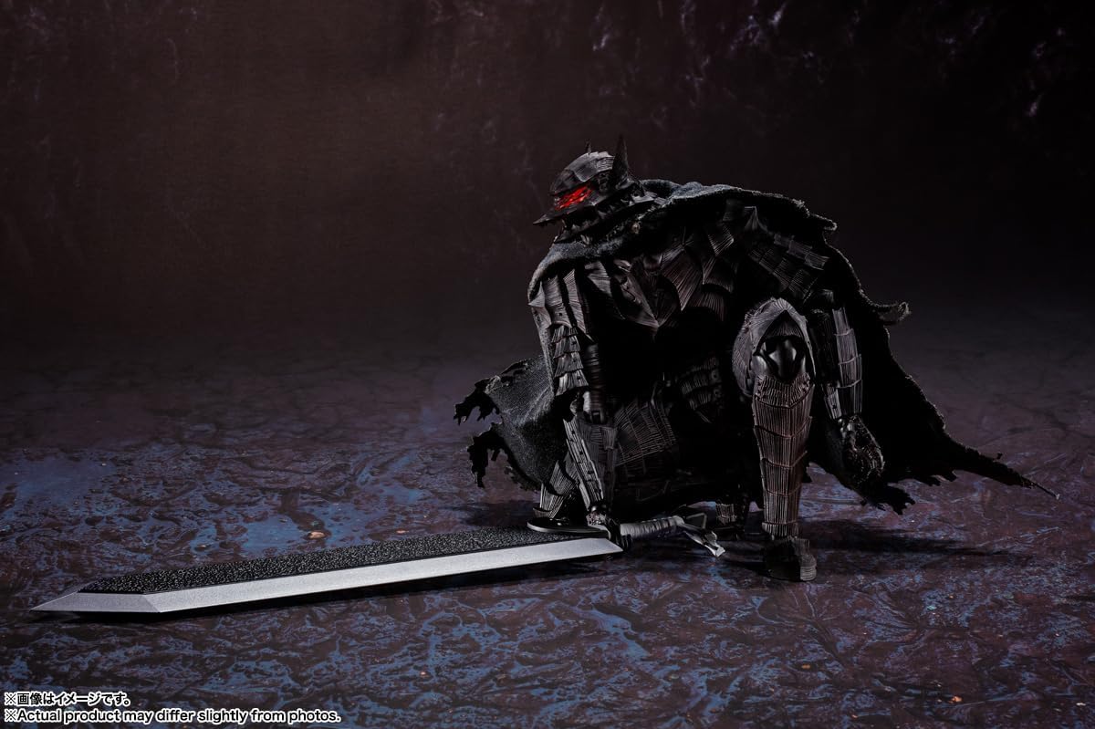 S.H. Figuarts Berserk Guts (Berserk Armor) - Passionate - Approx. 6.3 inches (160 mm), ABS, PVC & Fabric, Pre-painted Action Figure