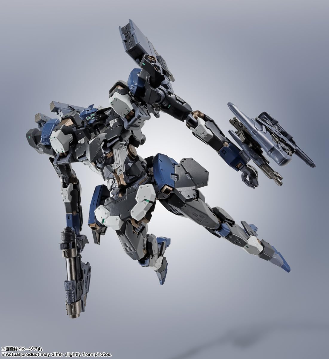 TAMASHII NATIONS ROBOT Spirits, ARMORED CORE™ VI FIRES OF RUBICON™ EL-PC-00 ALBA STEEL HAZE ORTUS/Rusty, Approx. 5.5 inches (140 mm), PVC & ABS & Diecast, Painted Action Figure