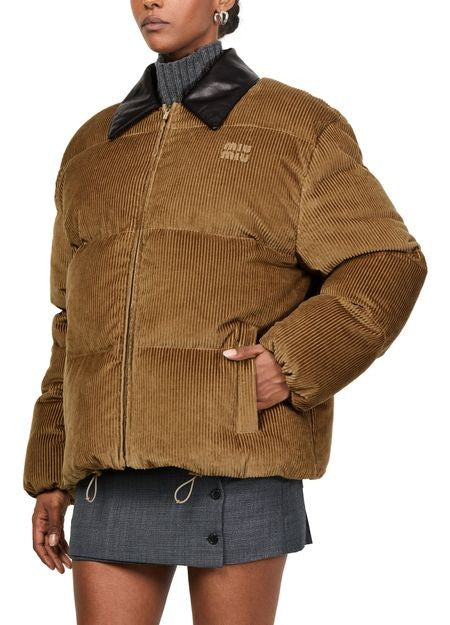 MIU MIU Corduroy puffer jacket - Image 4