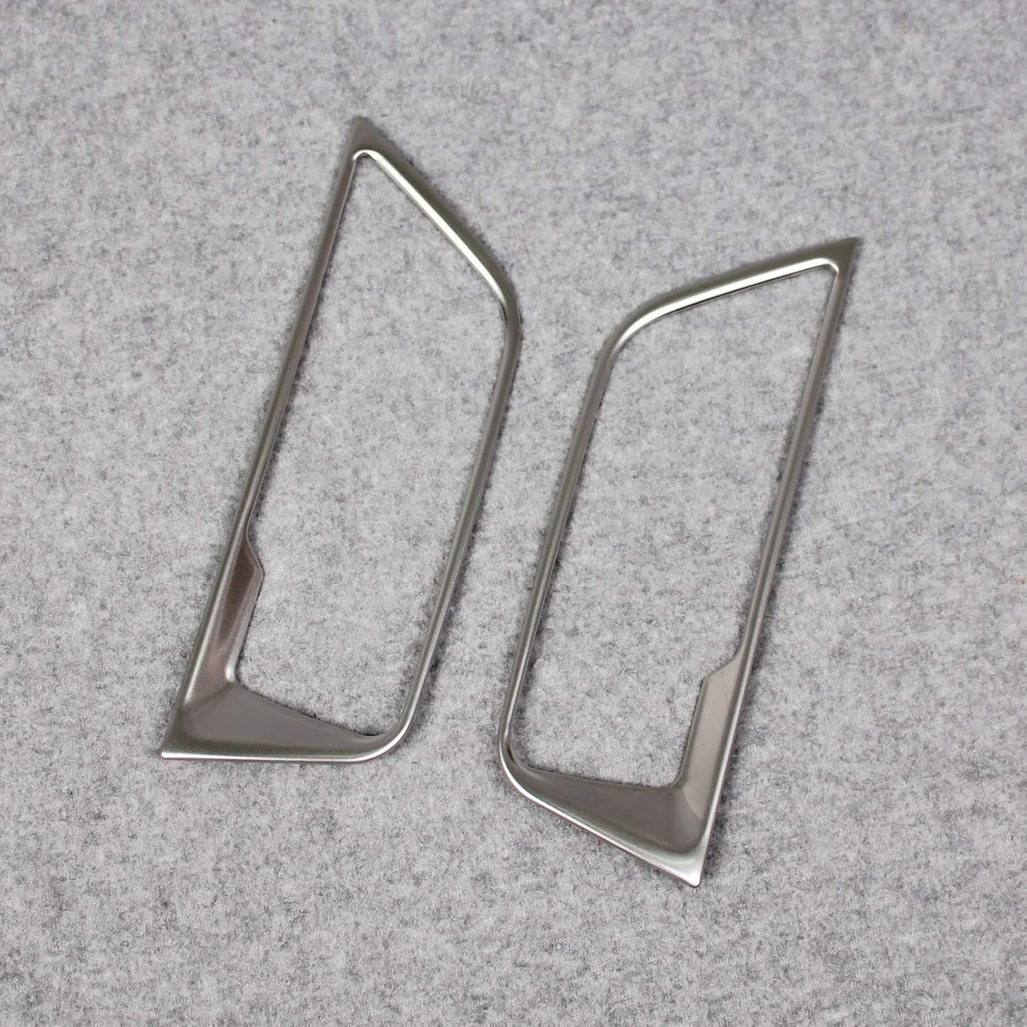 RUIQ Toyota Harrier 80 Series Interior Front Rear Inner Door Handle Garnish Designed for Toyota Harrier (Matte Nickel Plating)
