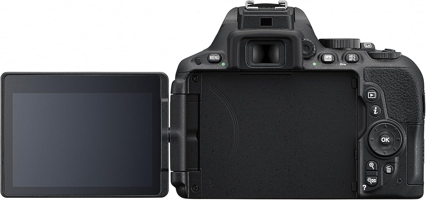 Nikon DSLR Camera D5500 18-55 VRII Lens Kit Black 24. 16 MP 3.2 inch LED Touch Panel D5500LK18-55BK