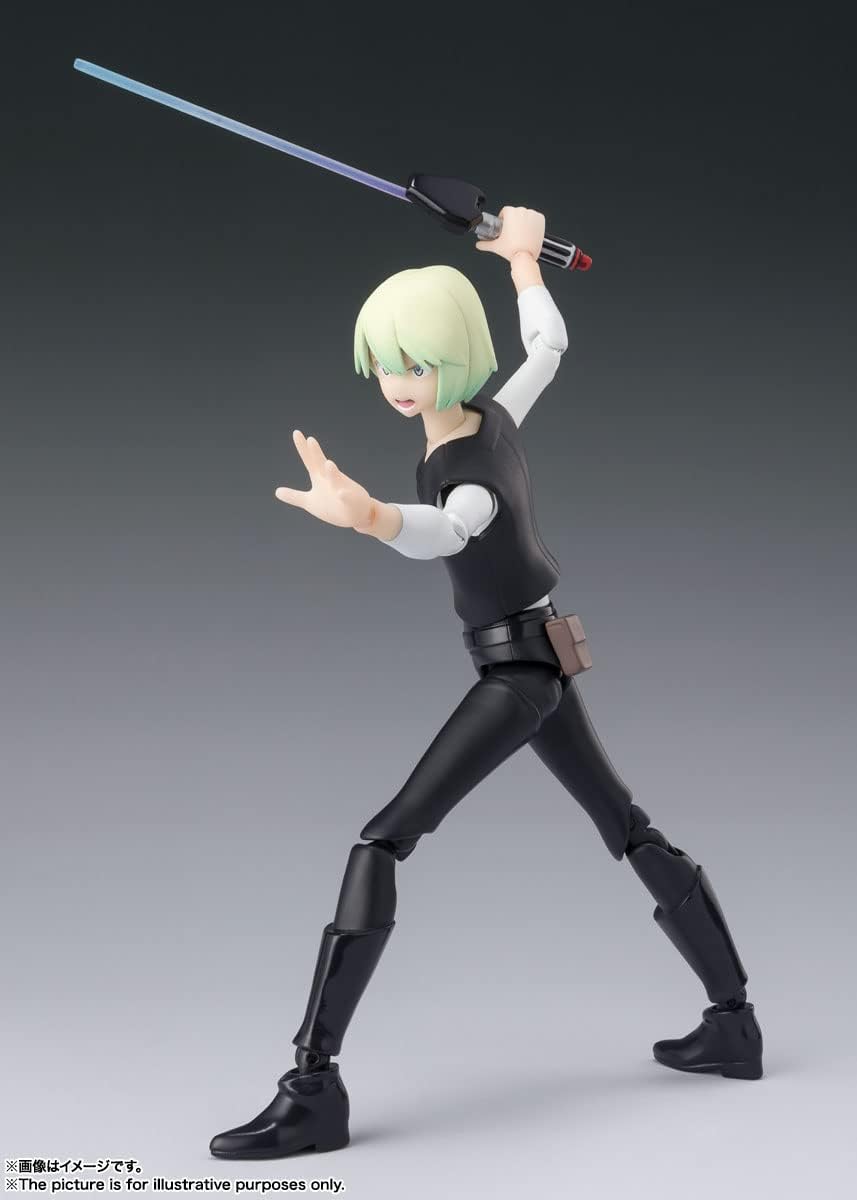 S.H. Figuarts Star Wars: Visions Carre Approx. 5.5 inches (140 mm), ABS, PVC & Fabric, Pre-painted Action Figure