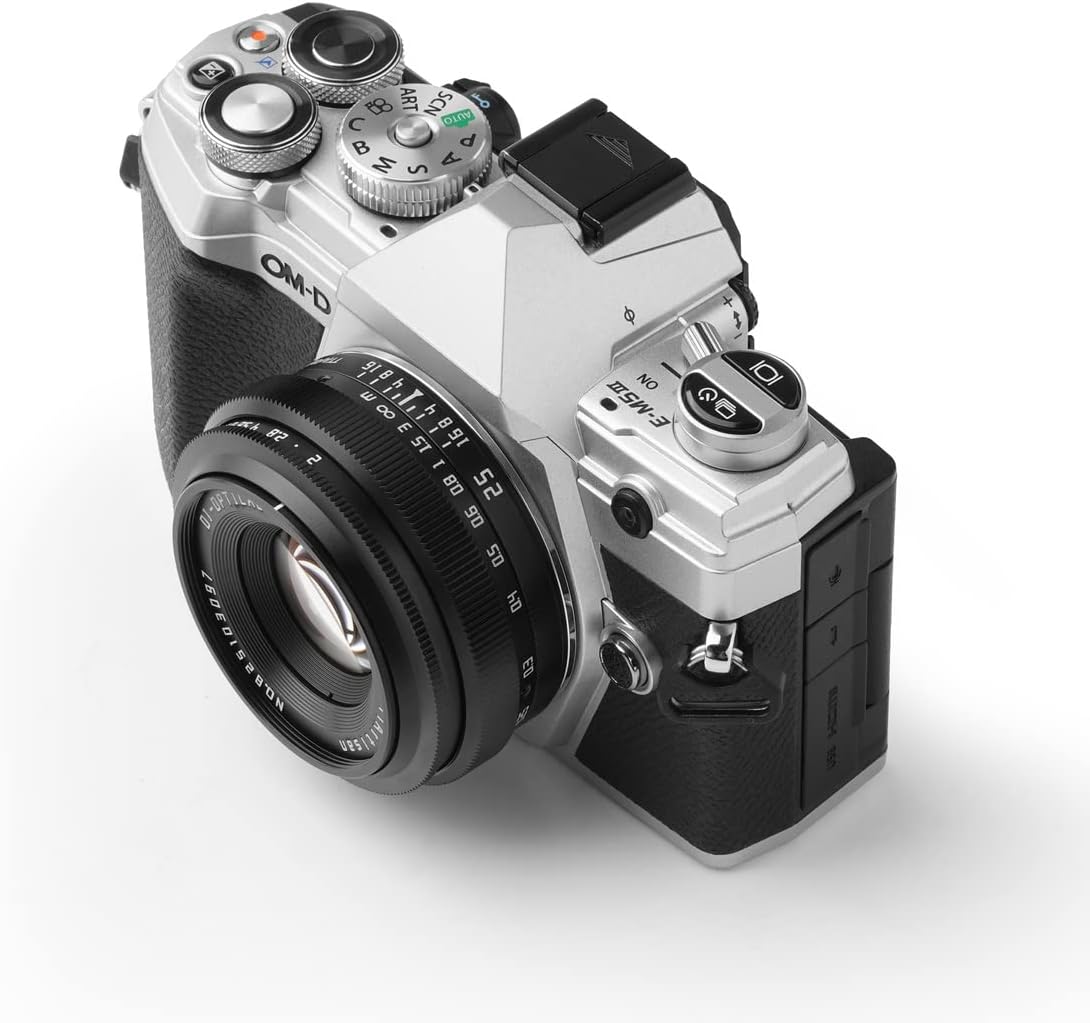 TTArtisan 25mm f/2 C Micro Four Thirds Lens, Black, Brand Optics (2 Year Warranty) (Genuine Domestic Product)