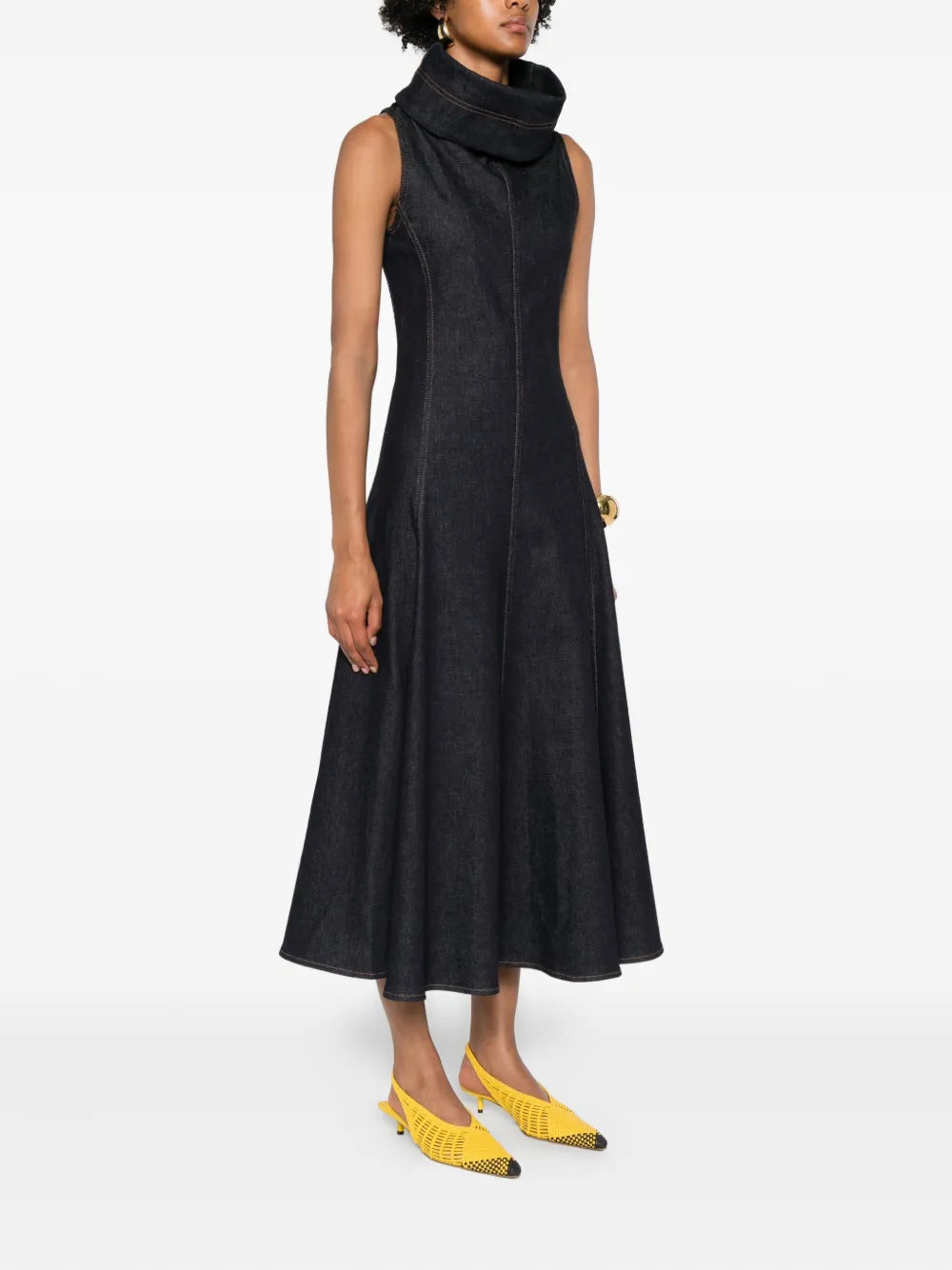 Jacquemus Jacquemus Sleeveless A Line Dress - Image 4