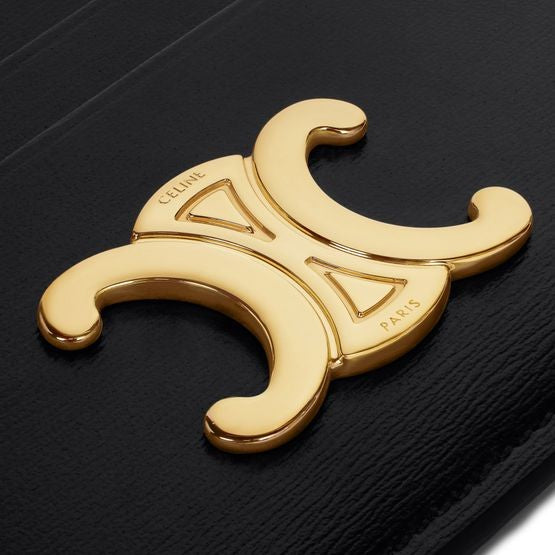 CELINE Card holder Triomphe in shiny calfskin - Image 4