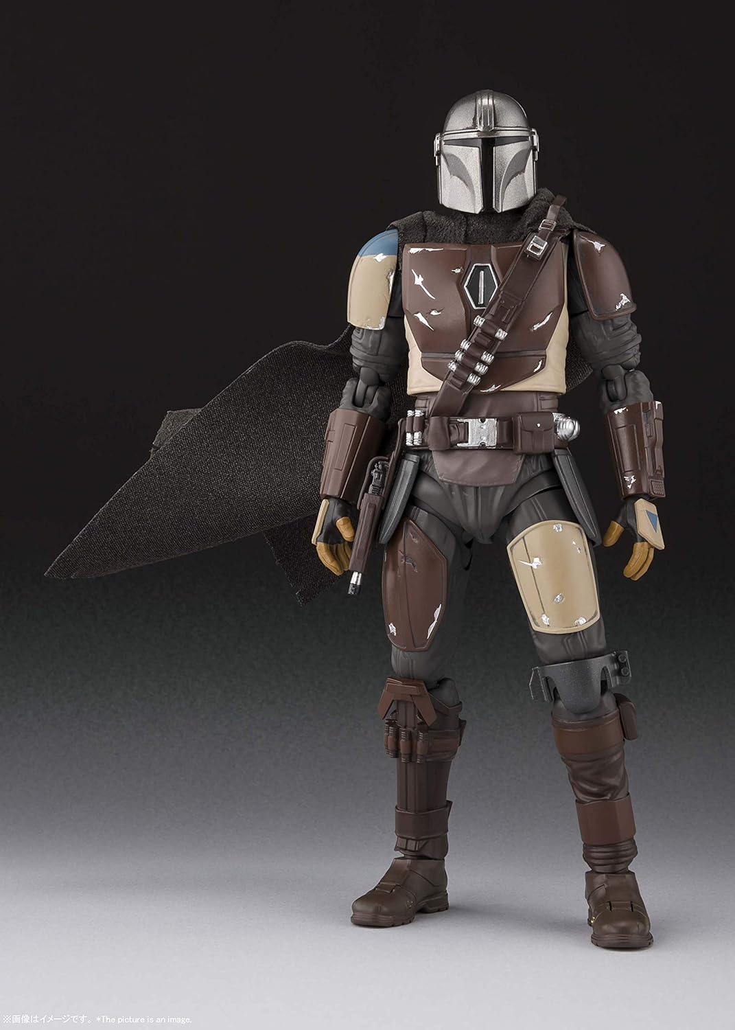 S.H. Figuarts Star Wars The Mandalorian, Approx. 5.9 inches (150 mm), ABS, PVC & Fabric, Pre-painted Action Figure