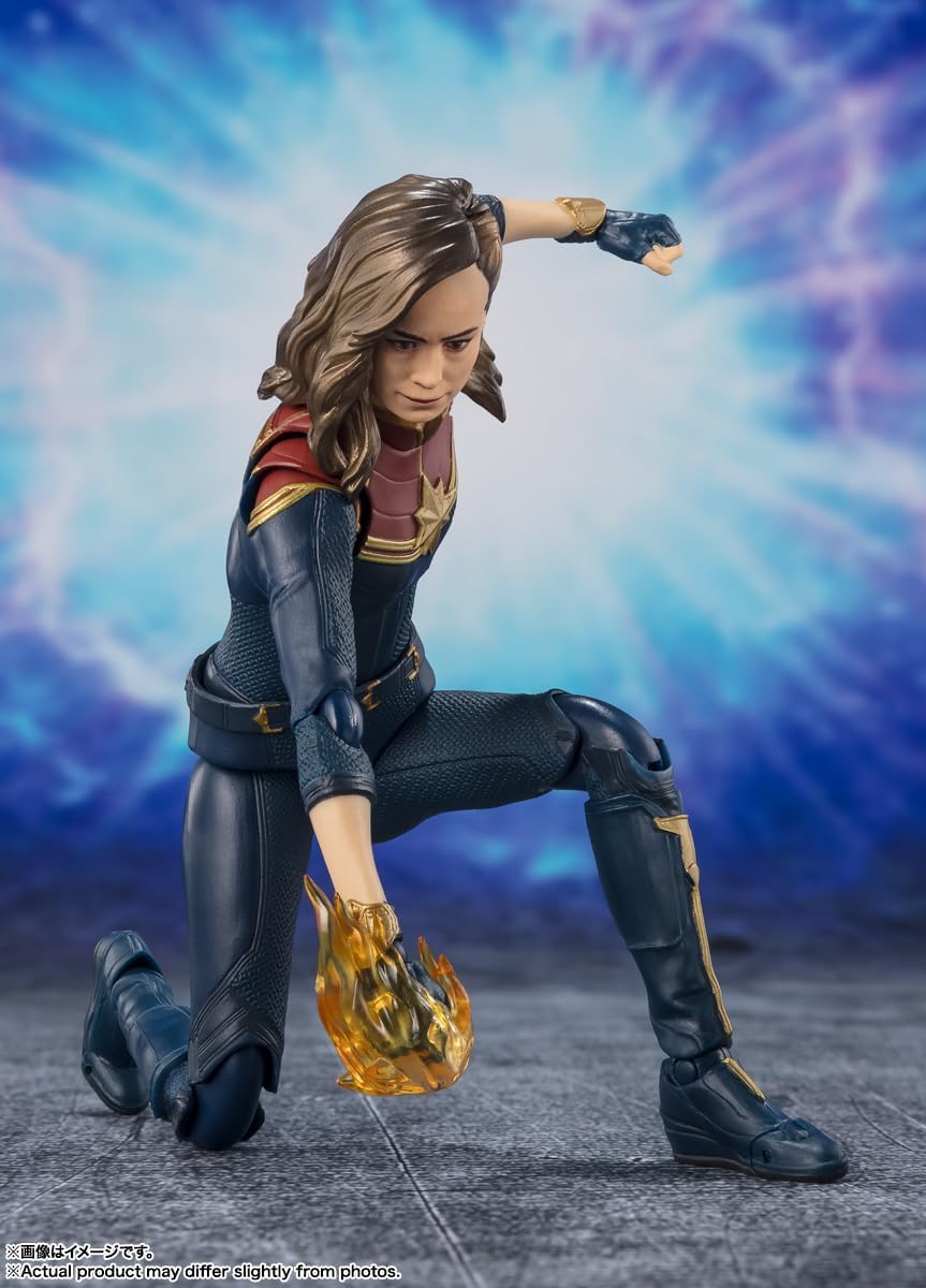 S.H. Figuarts Captain Marvel Approx. 5.9 inches (150 mm), PVC & ABS, Pre-painted Action Figure