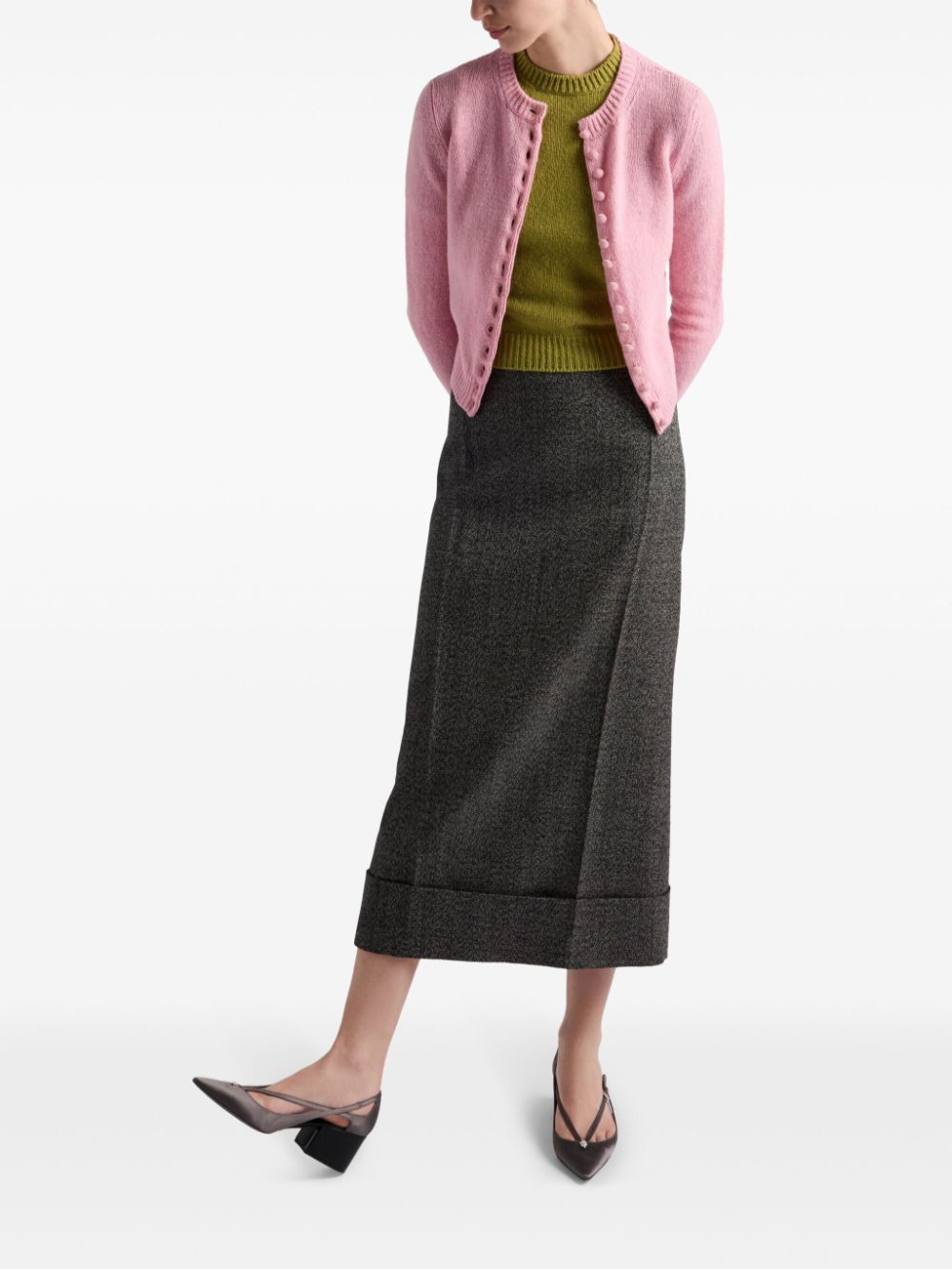 Prada プラダウールロングスカート - Image 4