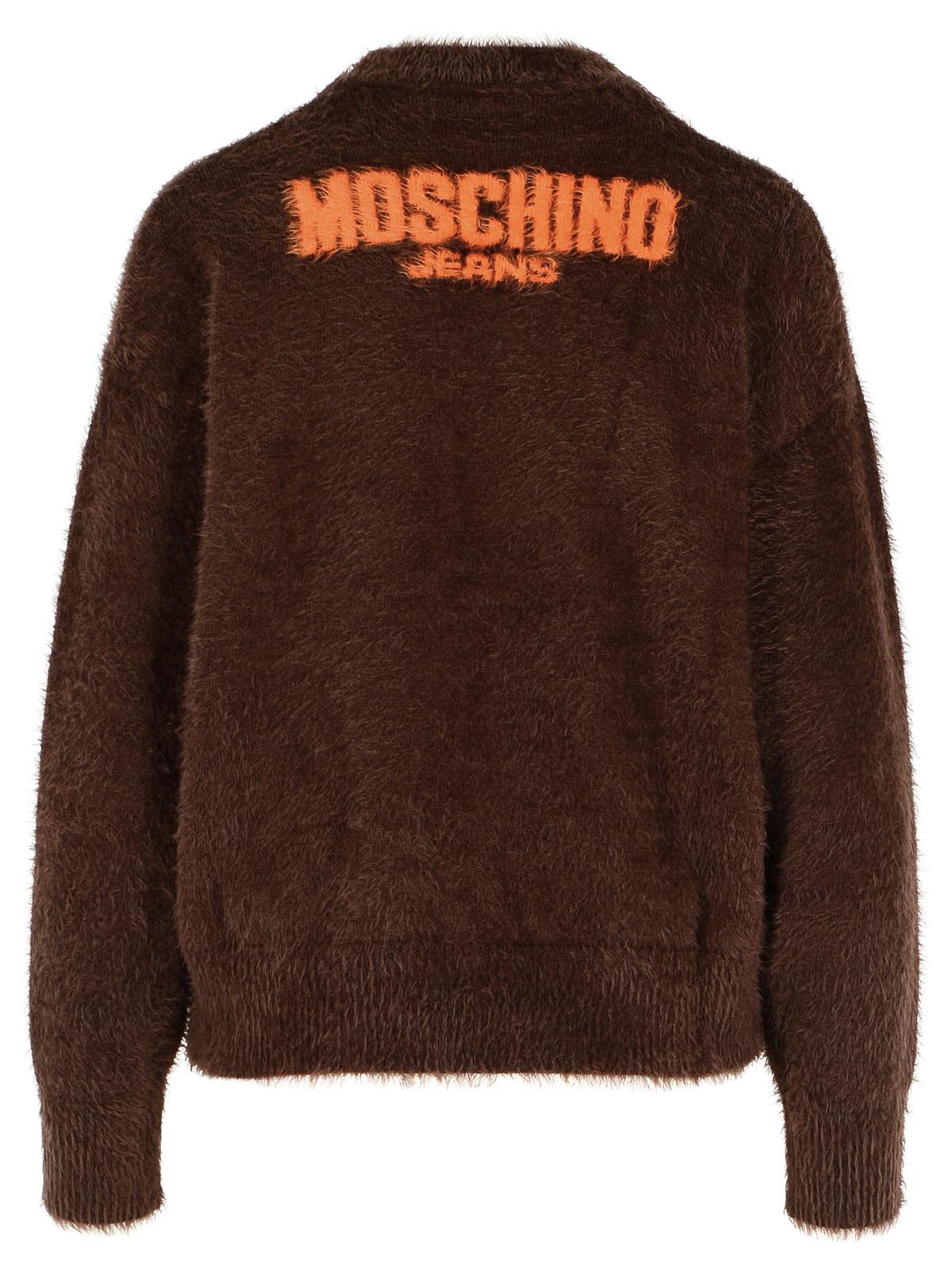 Moschino モスキーノジーンズ茶色のポリアミドセーター - Image 4