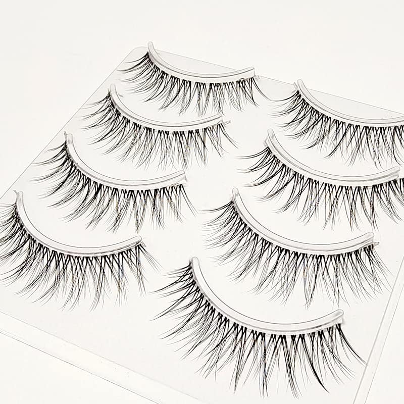 CLEAR EYELASH 4 Pairs Natural False Eyelashes (Marantic Eye)