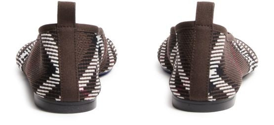 BURBERRY Check Knit Baby Ballerinas - Image 4