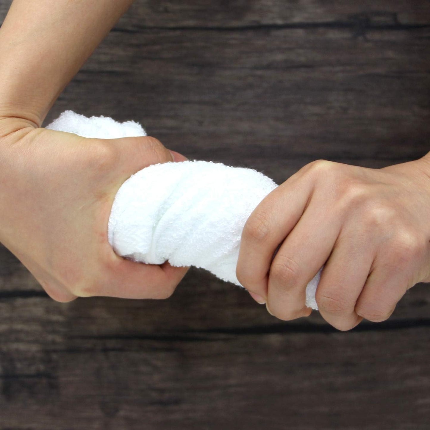 Hayashi FX061100 Face Towels, Traditional White Towels, Set of 3 x 3, Total of 9 Pieces, Made in Japan, 13.4 x 33.5 inches (34 x 85 cm), White