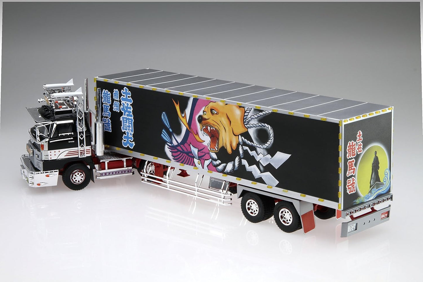 青島文化教材社 1/32 バリューデコトラ エクストラシリーズ No.6 椎名急送 龍馬号 竜次仕様 プラモデル