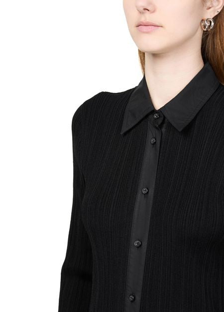 TOTEME Knitted shirt dress - Image 4