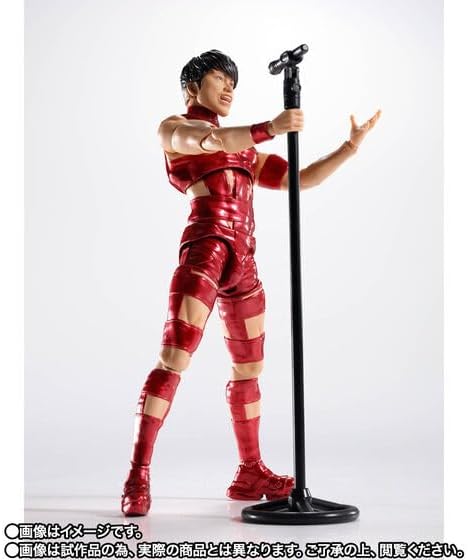 S.H. Figuarts T.M. Revolution RED HOT LIMITED EDITION Total Height: Approx. 5.6 inches (142 mm)