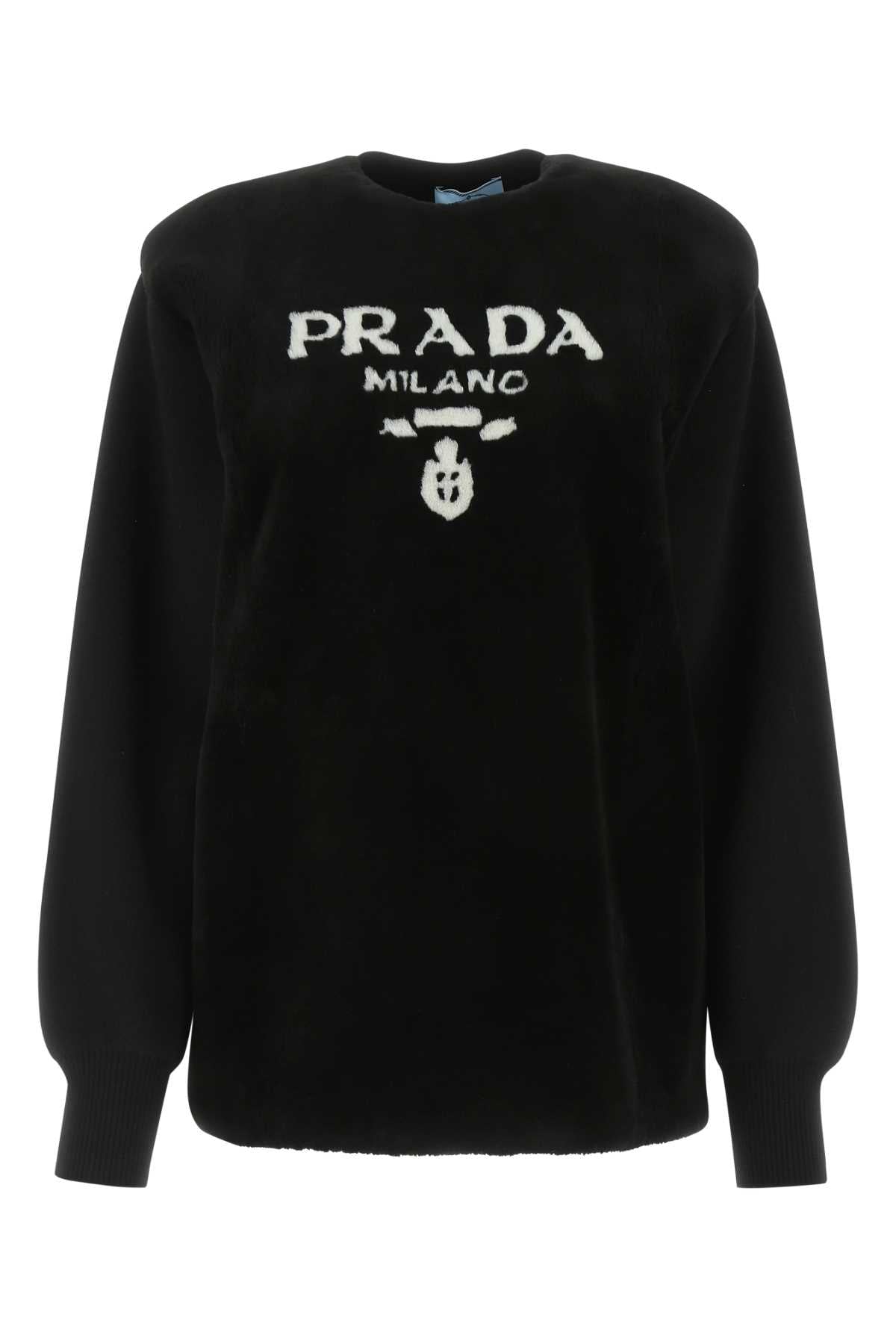 Prada プラダブラックカシミアセーター - Image 4