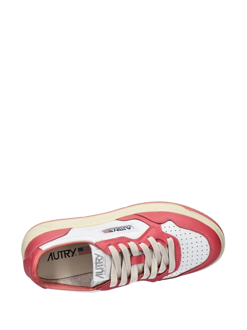 Autry Autry Women'S スニーカーのビコロールホワイトティーローズ - Image 4