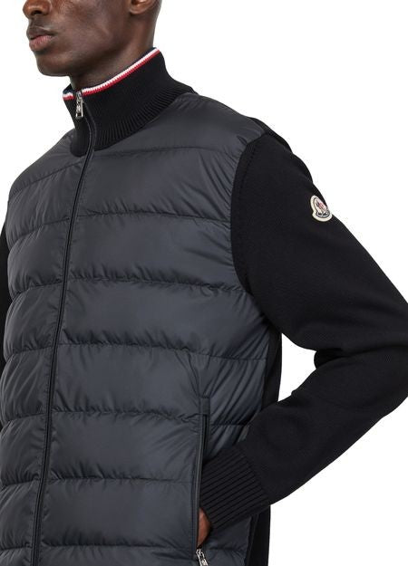 MONCLER Bi-material jacket - Image 4