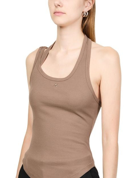 COURREGES Undressed 90's rib buckle tank top - Image 4