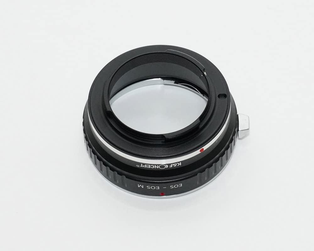 K&F キャノン対応 EOS EF(EF-S)レンズ- キャノン対応 EOS M マウントアダプター レンズクロス付 ef-eosm (KFEOSM)