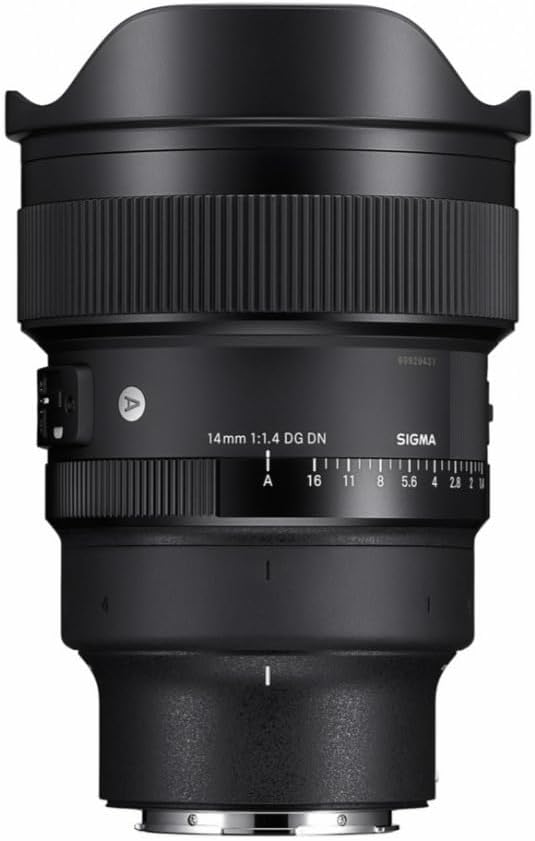 Sigma Sony E-Mount Lens 14mm F1.4 DG DN Monofocal Wide Angle Star Full Size Art Mirrorless