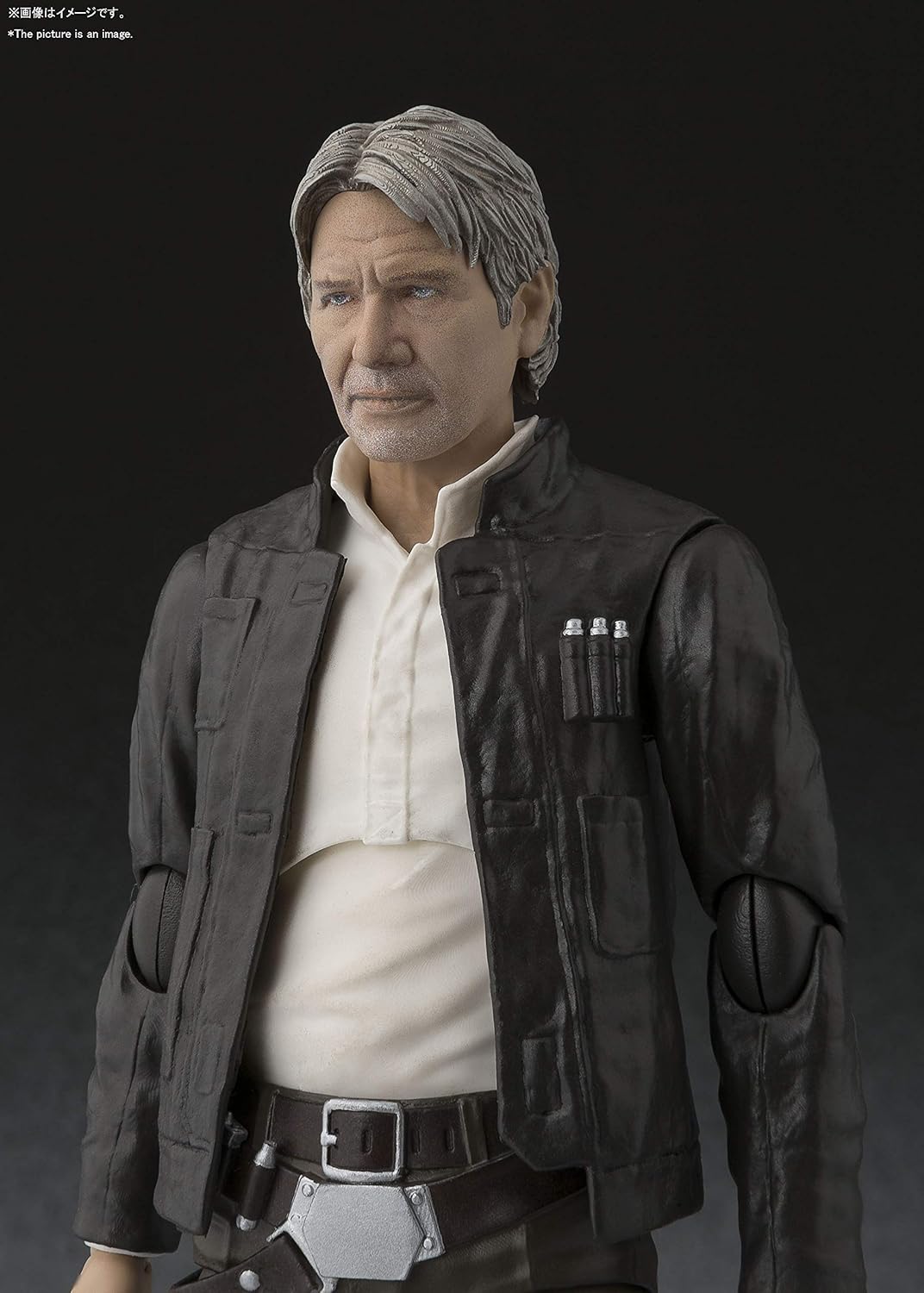 S.H. Figuarts Star Wars Han Solo (Star Wars: The Force Awakens), PVC & ABS Pre-painted Action Figure