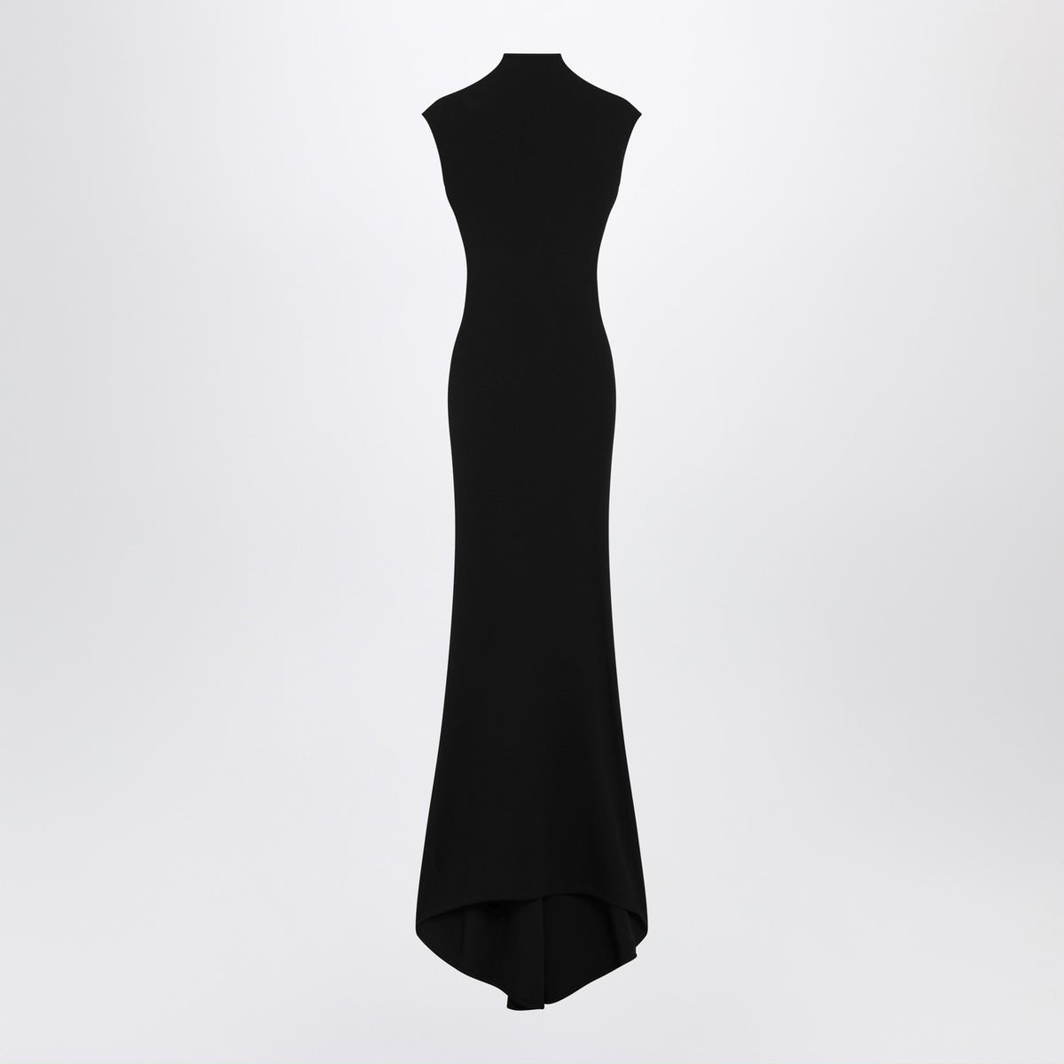 Jacquemus Jacquemus Black Alba Dress With Ruching - Image 4