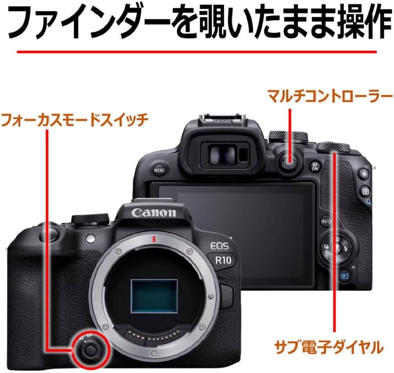 EOS R10, RF-S18-45 IS STM Lens Kit