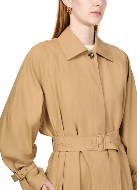 MAX MARA Epoche コットンポプリン トレンチコート - Image 4