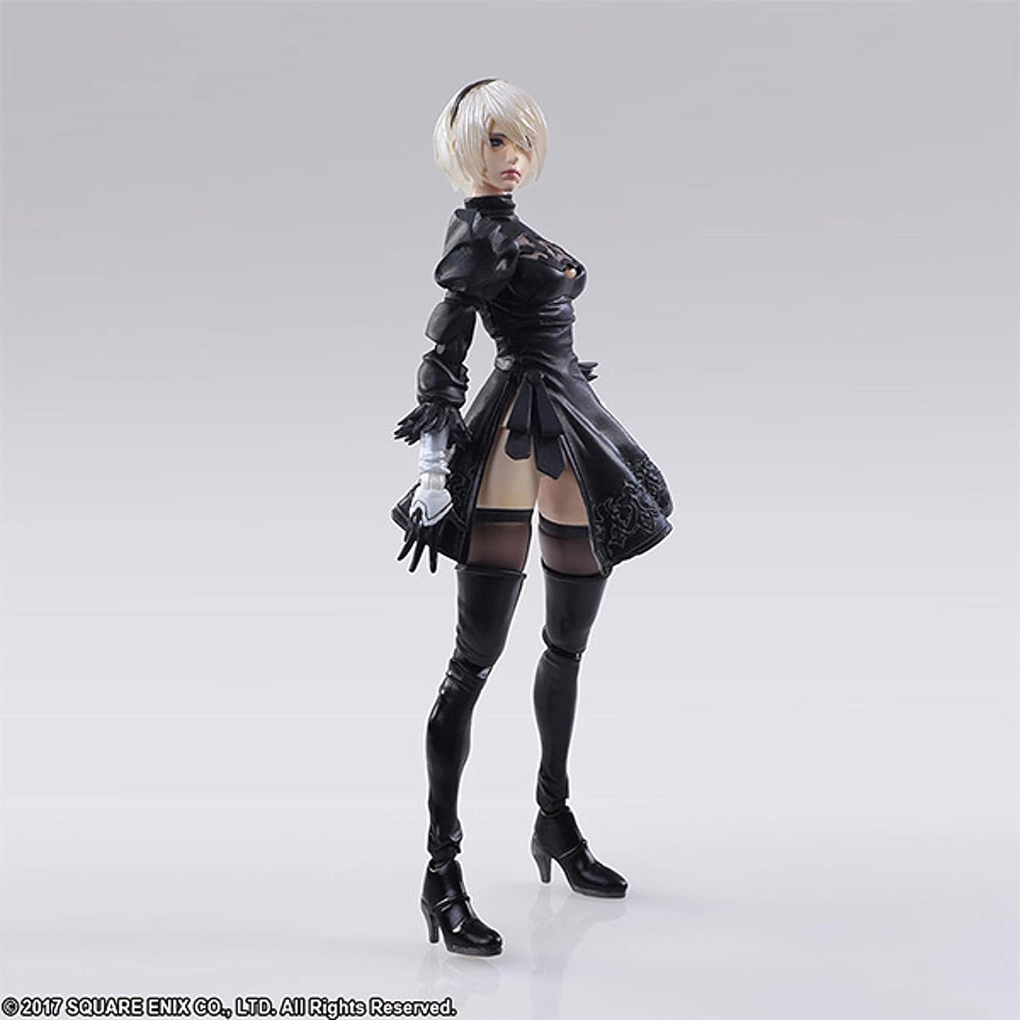 NieR:Automata, BRING ARTS, 2B & Machine Lifeform, Set of 2, Made of PVC, Painted, Movable Figure