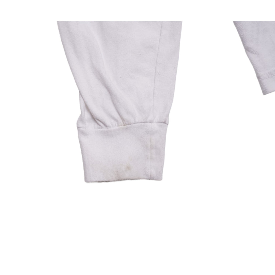CHROME HEARTS 'RED FLORAL DAGGER' WHITE LONGSLEEVE