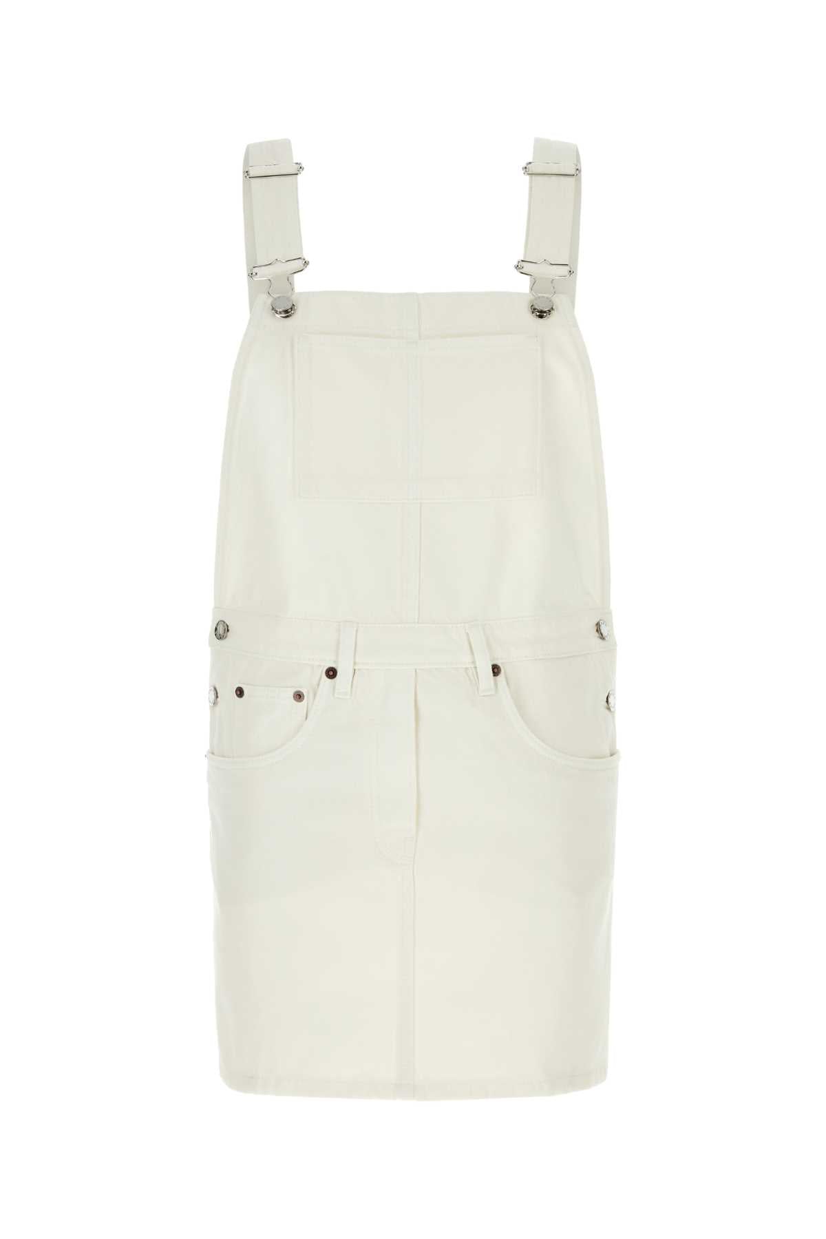 Prada プラダホワイトデニムダンガリードレス - Image 4