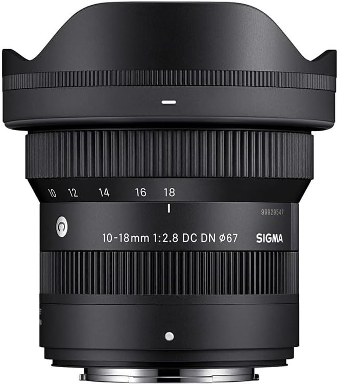 Sigma Sigma RF Mount Lens 10-18mm F2.8 DC DN Zoom Wide Angle APS-C for Cantemporary Mirrorless