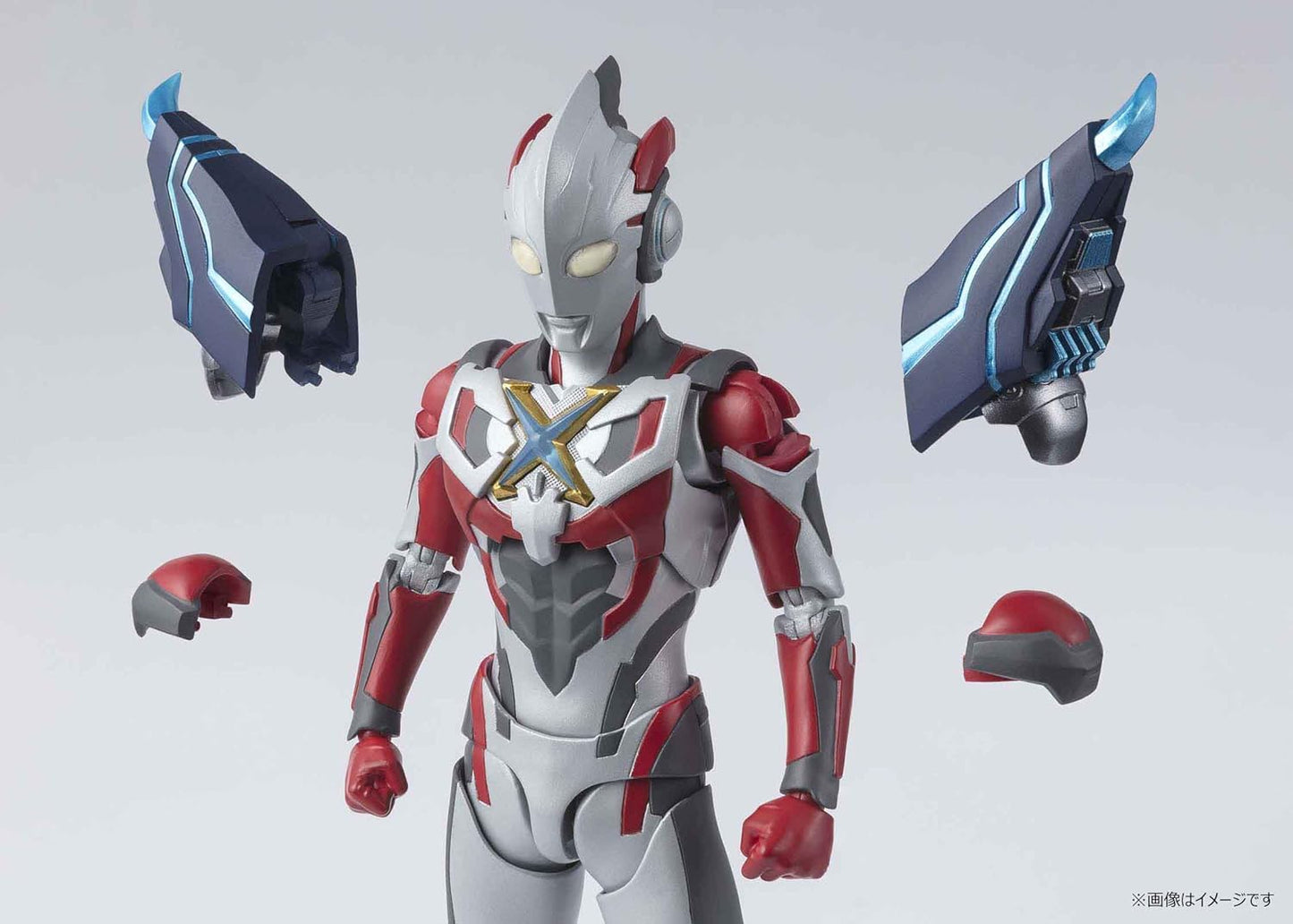 TAMASHII NATIONS S.H.フィギュアーツ ウルトラマンエックス & ゴモラアーマーセット 約150mm PVC&ABS製 塗装済み可動フィギュア