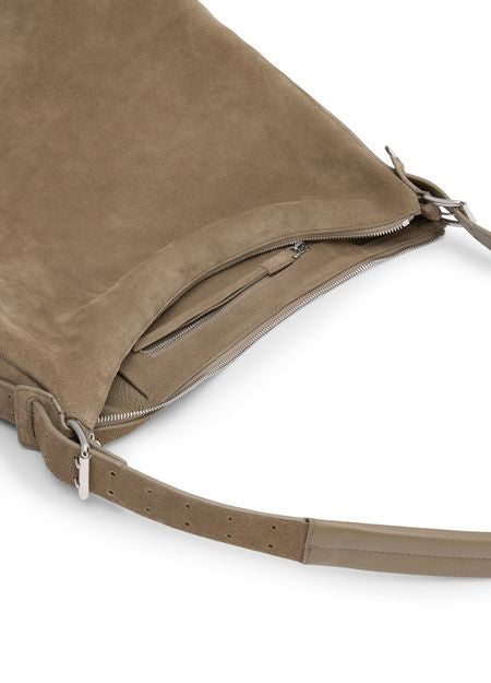 LEMAIRE Belted hobo bag in suede leather - Image 4