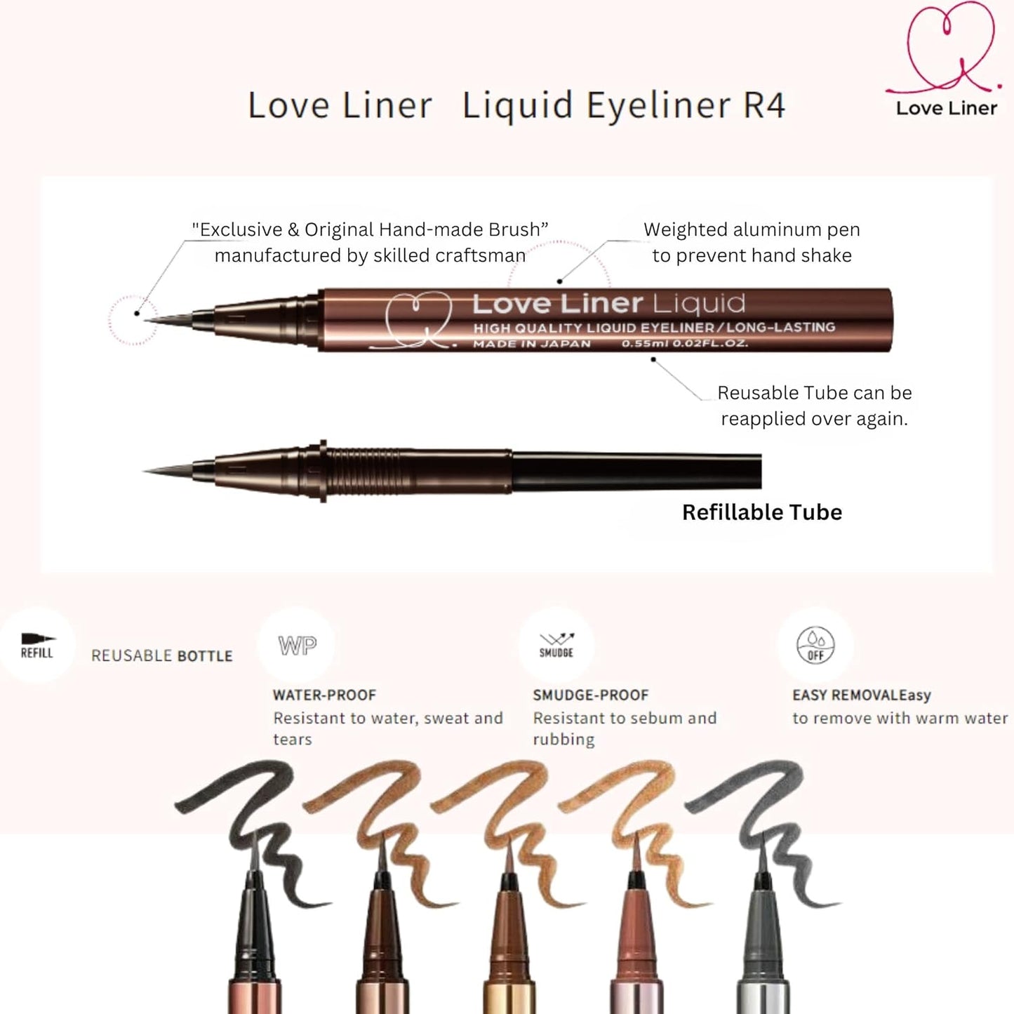 LoveLiner Liquid Eyeliner R4 (Black)