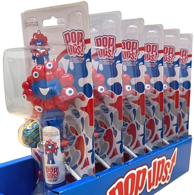 POP UPS! Pop-ups! Myaku Chupa Chaps Case, Set of 2, Osaka Expo, Popups, Sweets, Ksaexpo 2025, Osaka Kansai Exposition 2025, Osaka Travel, Kansai Limited