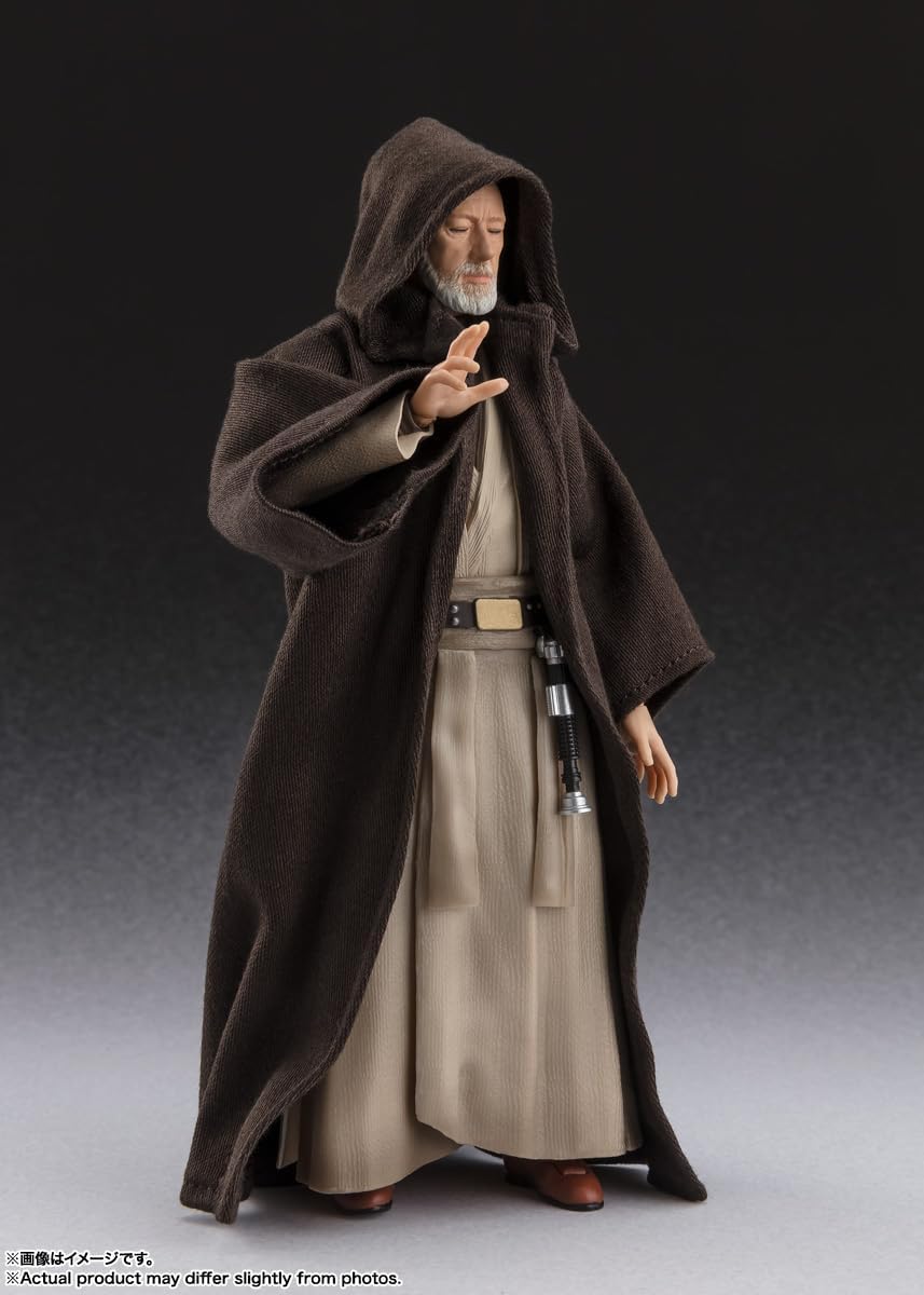 TAMASHII NATIONS S.H. Figuarts Star Wars Episode 4: New Hope Ben Kenobi -Classic Ver.- (Star Wars: A New Hope) Approx. 5.9 inches (150 mm), PVC & ABS & Fabric Pre-painted Action Figure