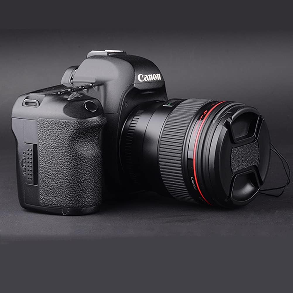 2.3 inch (58 mm) Lens Cap, Set of 3, 2.3 inches (58 mm) with Shedding Prevention Hook, Lens Protective Cap, One Touch Type (2.3 inches (58 mm)