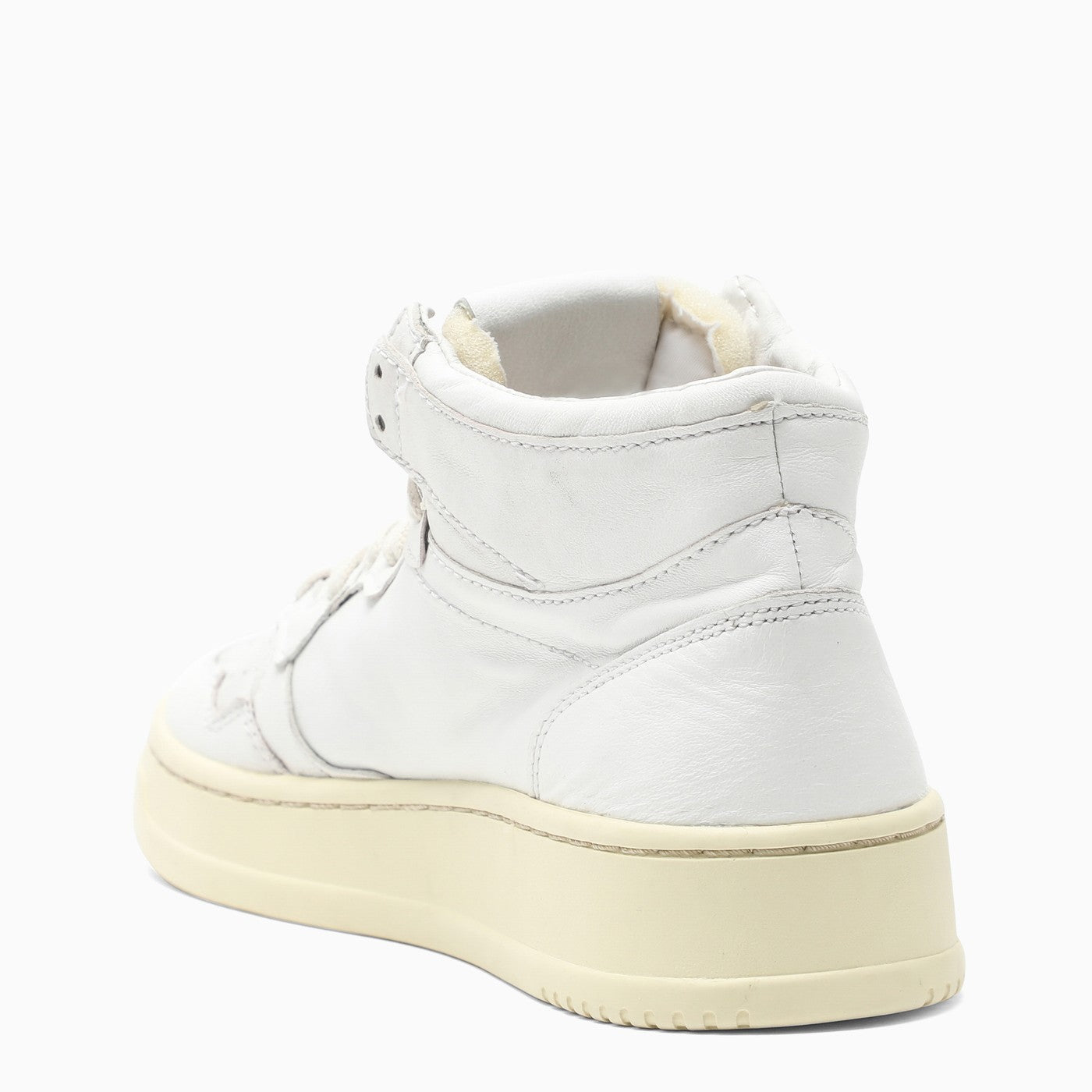 Autry White Leather High Top Sneakers - Image 4