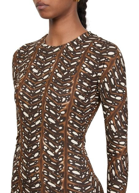 FERRAGAMO Jersey viscose long dress - Image 4