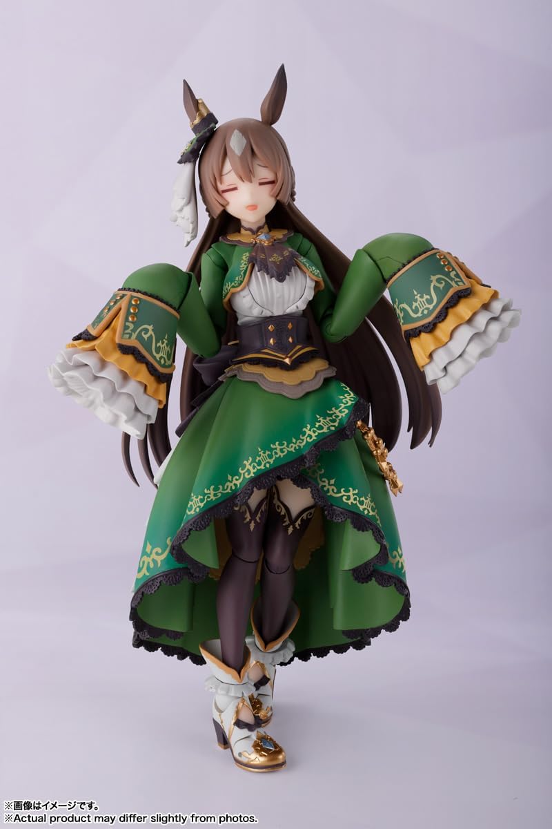 S.H. Figuarts Uma Musume Pretty Derby Satno Diamond, Approx. 5.3 inches (135 mm), PVC & ABS, Pre-painted Action Figure