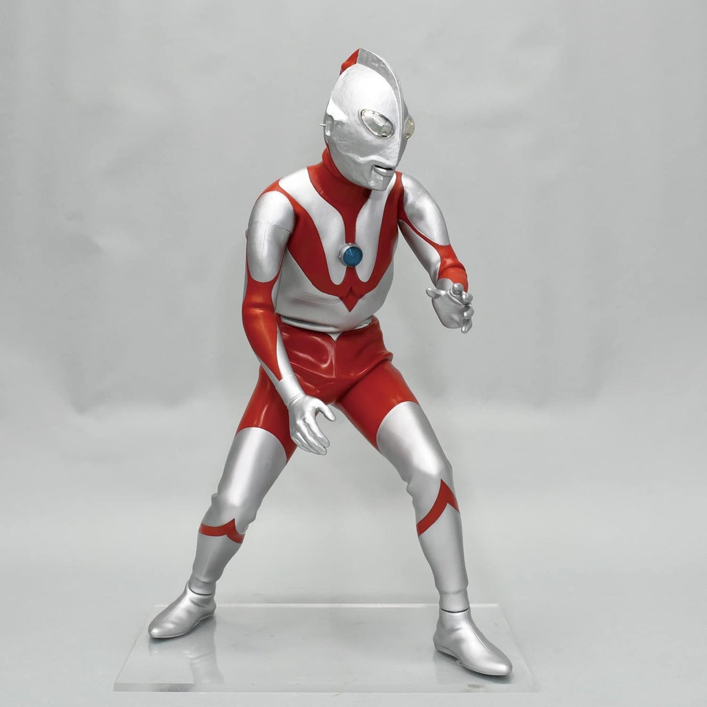 Ultraman 4571587310609 Mega Soft Vinyl Kit (A Type), Reprint Edition, Non-scale, Total Height Approx. 13.8 inches (35 cm), Soft Vinyl, Unpainted, Assembly Kit