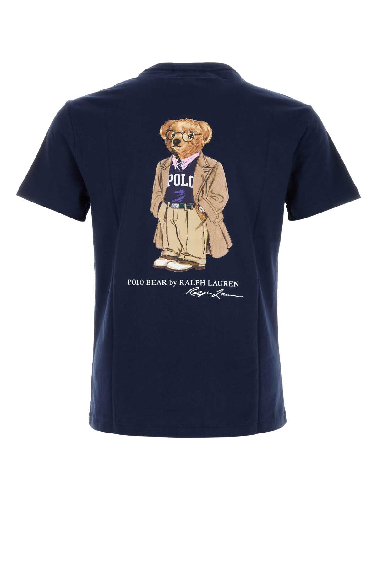 Polo ポロ ラルフローレン ネイビー ブルー コットン T シャツ - Image 5