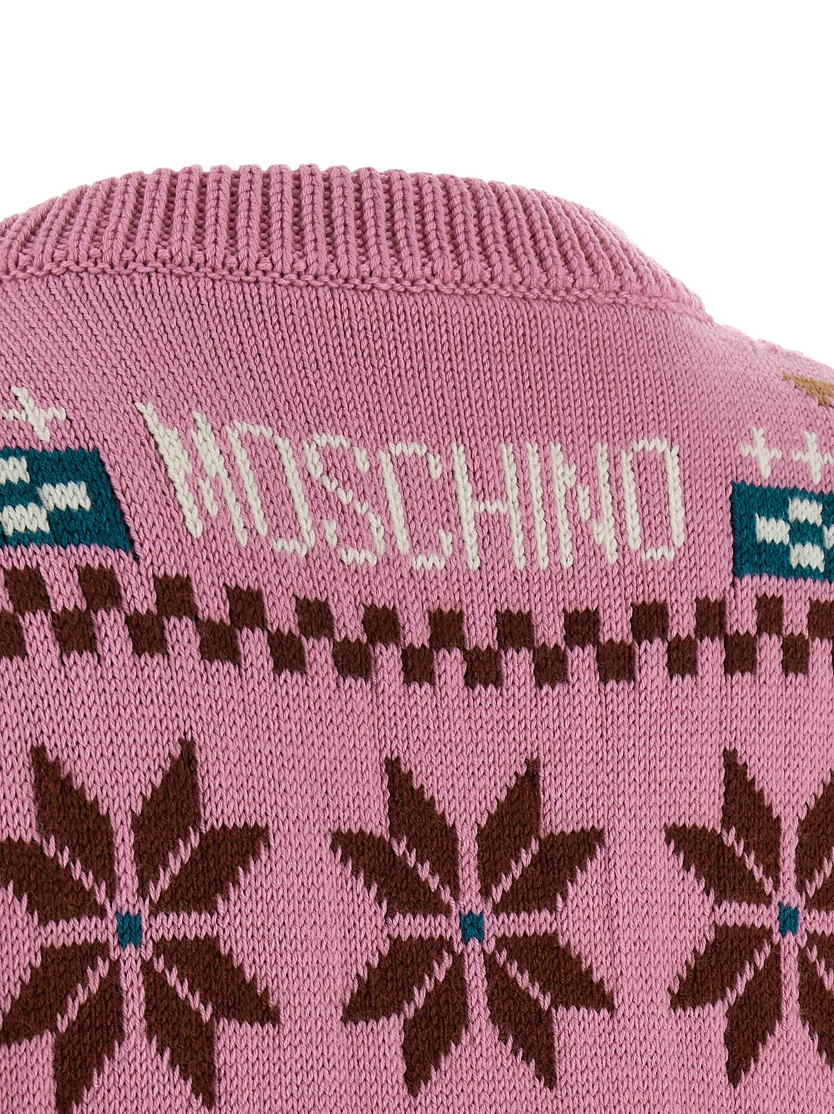 Moschino Moschino Intarsiaウールセーター - Image 5
