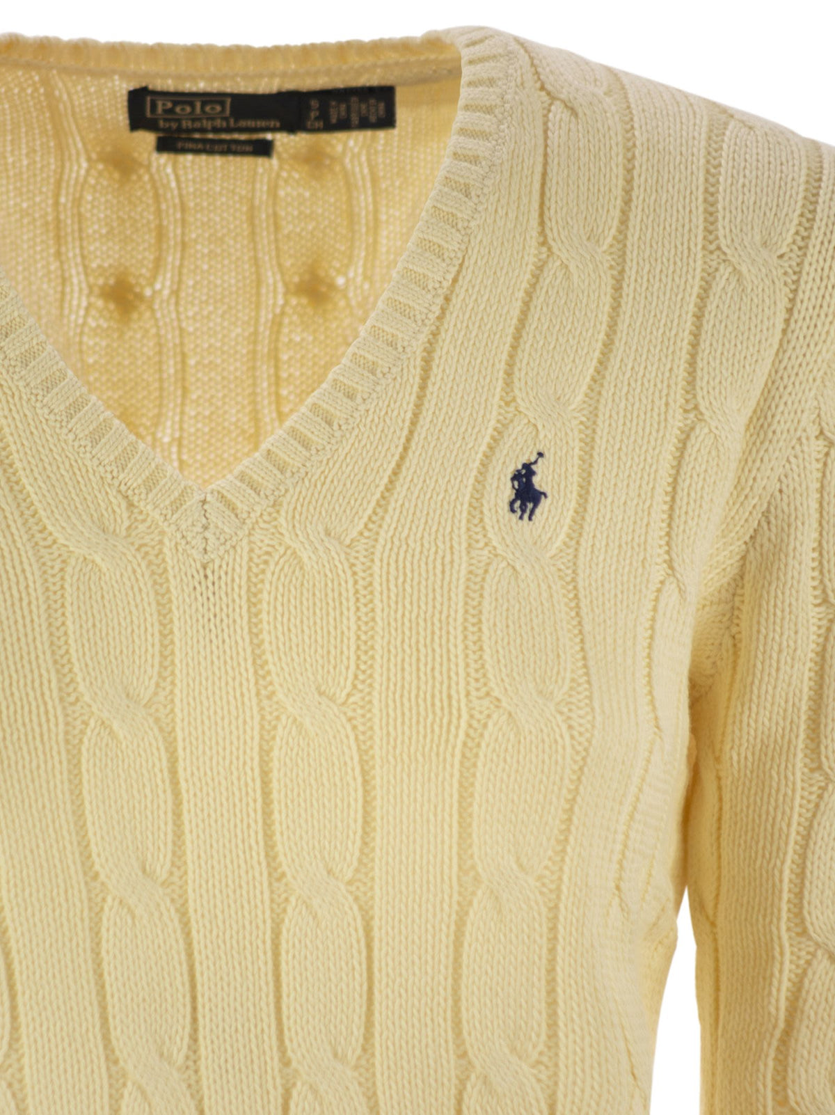 Polo Polo Ralph Lauren Plaited Cotton V Neck Seater - Image 5