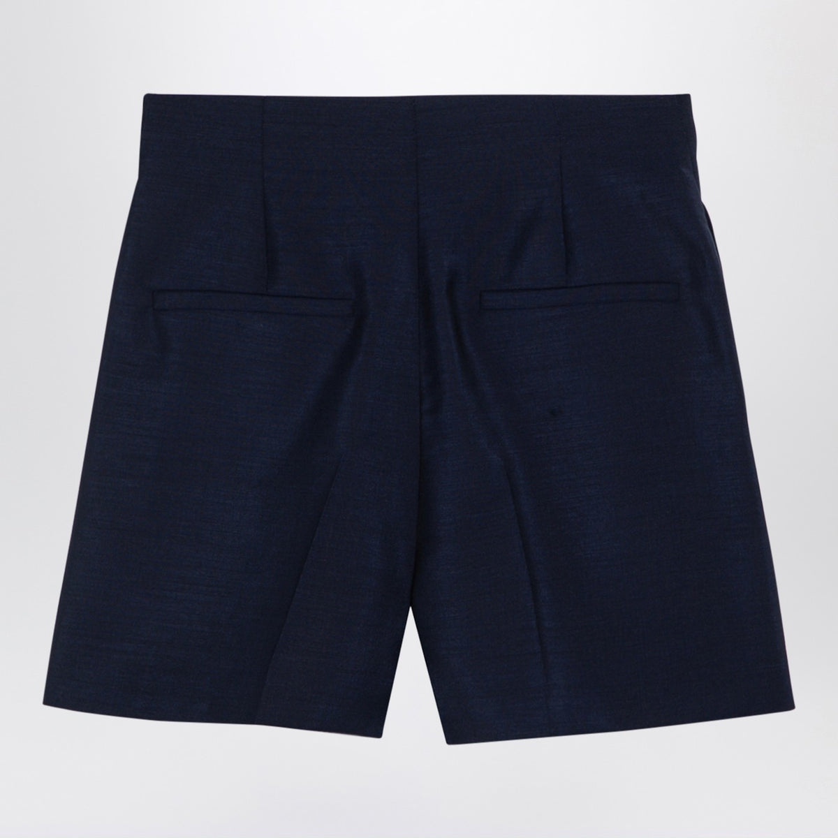 Sportmax SportMax Blueウールブレンドショーツ - Image 5